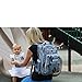 JuJuBe Be Right Back Unisex Travel Backpack, Diaper Bag with Memory Foam Changing Pad, Be Fashionably Organized Anywhere