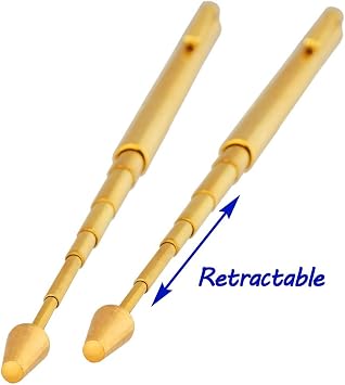 Dovhmoh 2PCS Dowsing Rods, Retractable Divining Rods, Portable Pen Shape L Rods, for Tools, Divining Water Etc.