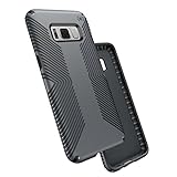 Speck Products Presidio Grip Cell Phone Case for Samsung Galaxy S8 Plus - Graphite Grey/Charcoal Grey