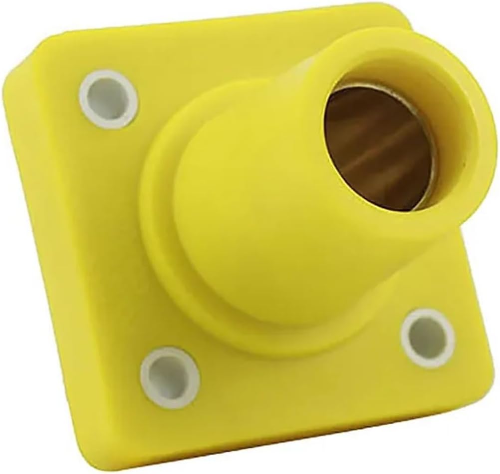 400 3 Phase Single Pole Power Connector Panel Mount Female Camlock Compatible With Power Distro Generator(Red)