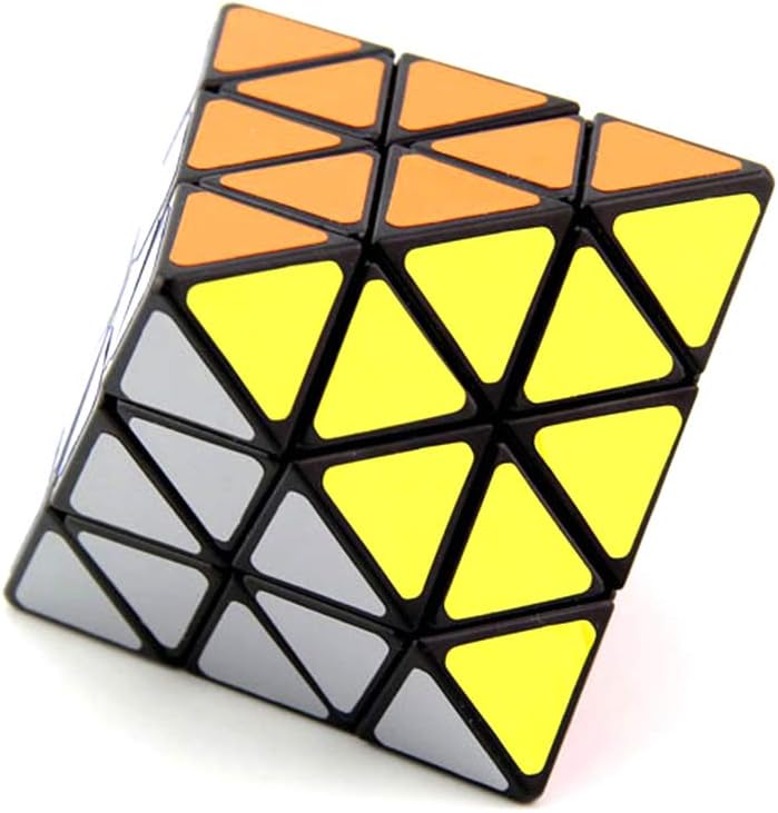 AI-YUN8-axis Octahedron Speed Cube Face Turning Octahedron Magic Cube Diamond Puzzle Cube Toys Brain Teasers
