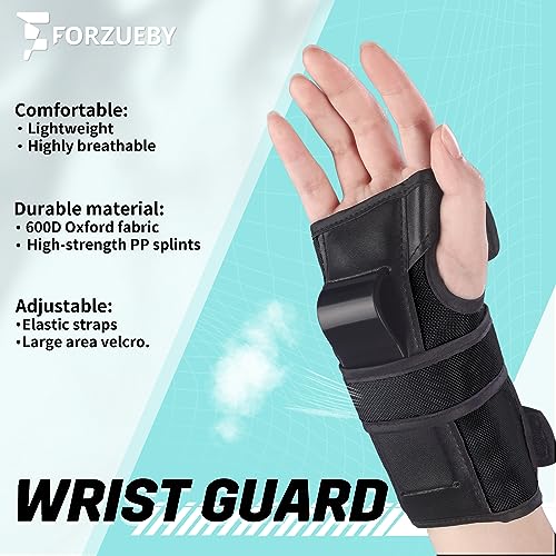 image for Forzueby Wrist Guards (1 Pair) for Roller Skating, Skateboarding,Snowb