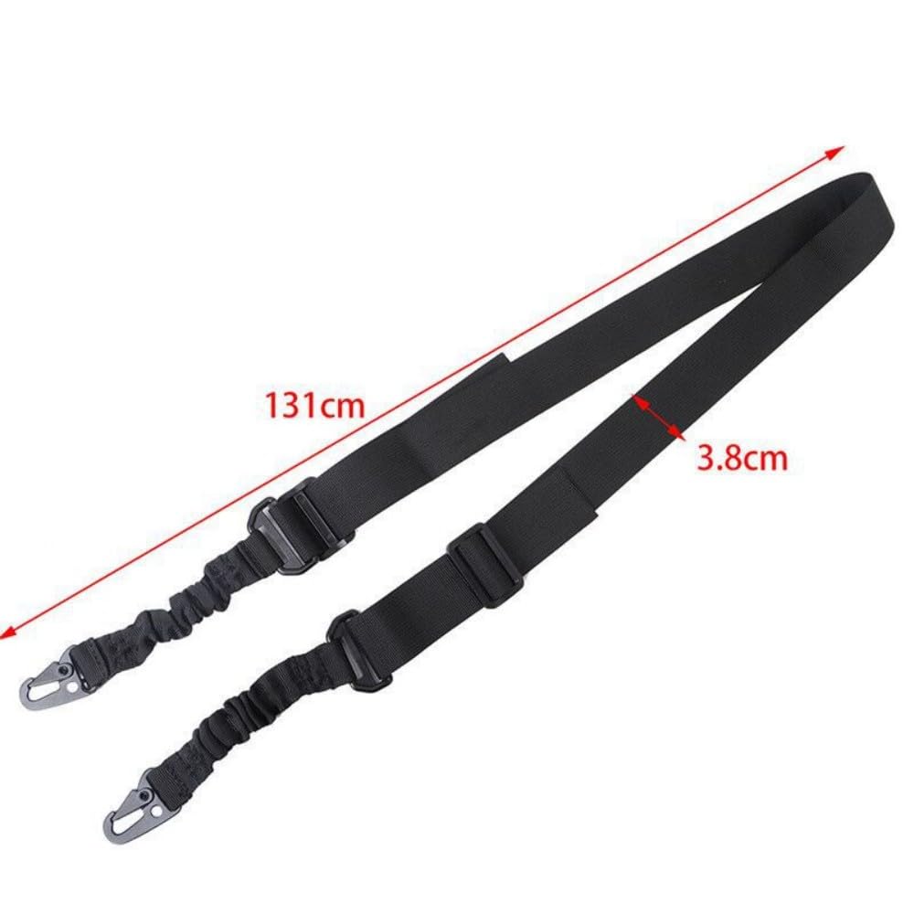 ACEXIER Tracolla tattico a Due Punti Sling Bungee Shoulder Belt Durable Nylon Rifle Belt Heavy Duty Sling per Accessori Sportivi di Caccia all'aperto
