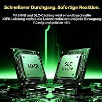 KingSpec M.2 NVMe PCIe Gen4 SSD - Up to 7400MB/s Read, Championship Edition, 3D NAND Flash, Ideal for PS5, Gaming PC & Laptop Upgrade (1TB) – Ansicht 9