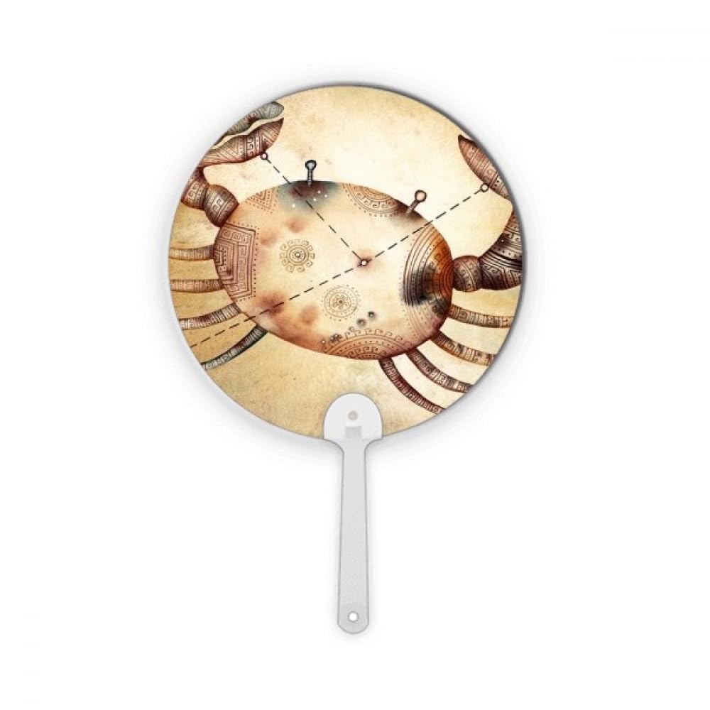 Décoration zodiaque ronde en plastique Juin Juillet pour artisanat maison