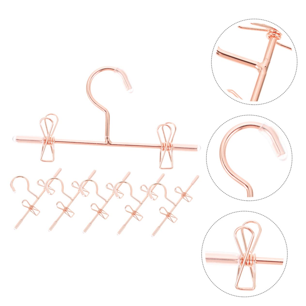 MAGICLULU 30 STK Mini-Aufhänger Mini-Hausbedarf Kleiderbügel für Puppen puppenkleiderbügel Puppen kleiderbügel garderobenständer kleine Kleiderbügel für Puppen - -Dekore Eisen