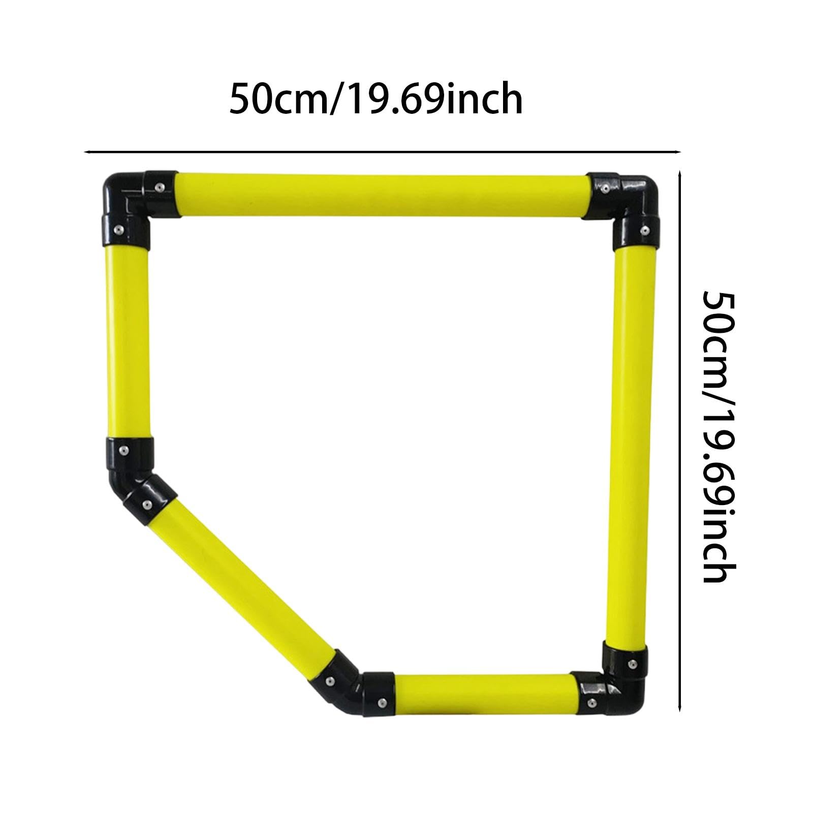 Porta da Calcio Portatile con Bersaglio Superiore, Attrezzatura Allenamento Calcio per Interni/Esterni, con Cinghie di Fissaggio