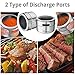 HOMGEN Magnetic Spice Jars 12-Pack - 3.4oz Stainless Steel Spice Containers with Magnet Strong Hold- Includes Labels & Chassis for Fridge/BBQ/Camping, Space-Saving Kitchen Organizer for Pantry & RVs