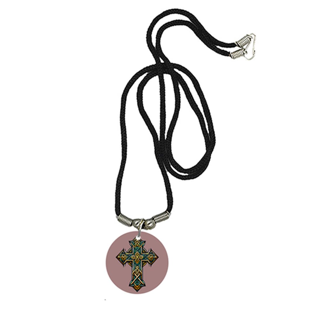 afh Lord Jesus Holy Cross Cord Chain Acrylic Pendant for Men Women Christian Religious Jewelry Adjustable Rope Chain Faith Spiritual Gift Accessory-picture-26