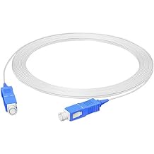 Indoor Transparent Fiber Optic Cable Invisible Singlemode Single Core Jumper Household Extension line40m 1pc with Drum