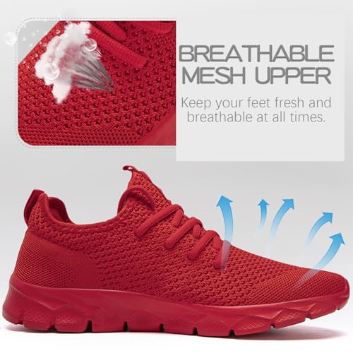Image of YITUHIO Mens Running Shoes Fashion Sneakers Tennis Walking Shoes Lightweight Athletic Gym Workout Shoes