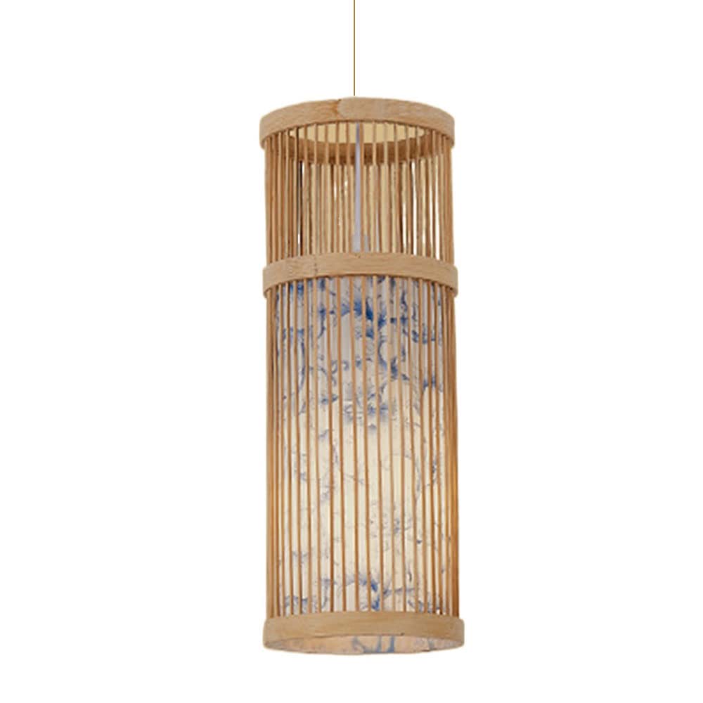 Lustre en bois moderne et bambou pour illuminer votre salle à manger