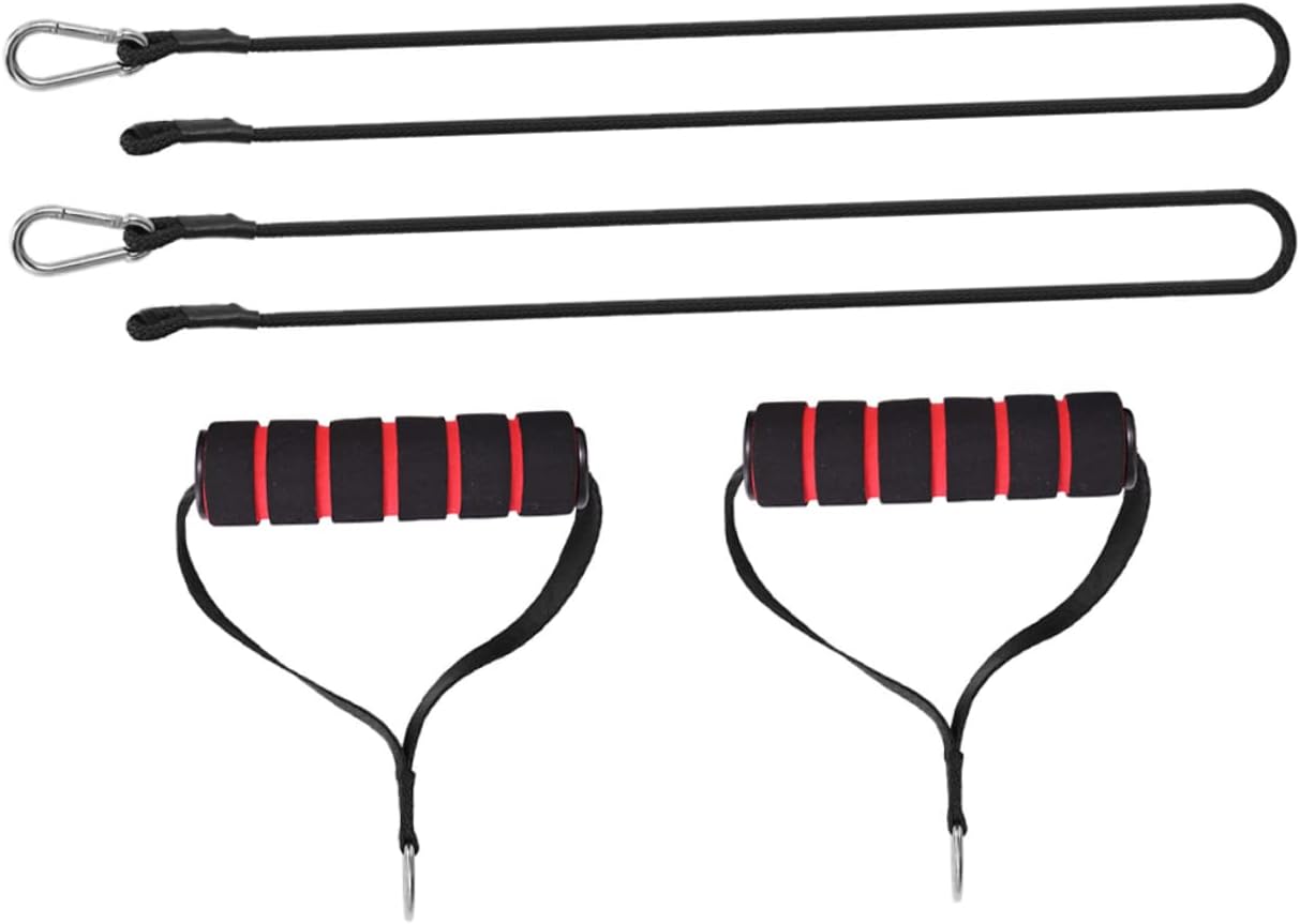 1Set Abdominal Training Strap Back Exercise Rope for Strength Workout Durable Fitness Gear for Home Gym Lightweight for Biceps Triceps Grip Strength Training