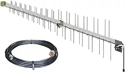 Antena Celular Rural Voz E Dados 2g 3g 4g + Cabo 10 Metros