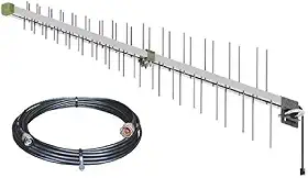 Antena Celular Rural Voz E Dados 2g 3g 4g + Cabo 10 Metros