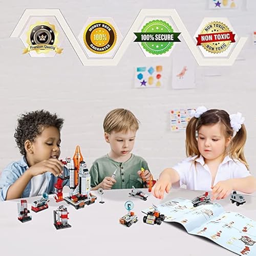 Space Exploration Shuttle Toys For 6 7 8 9 10 11 12 Year Old Boys 12-In-1 Stem Aerospace Building Kit Toy With Heavy Transport Rocket And Launcher Best Gifts For 6-12 Year Old Boys (566 Pcs) #TOP4