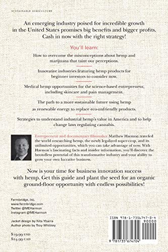 Marijuana Hater's Guide to Making a Billion Dollars from Hemp: The Next Disruptive Industry