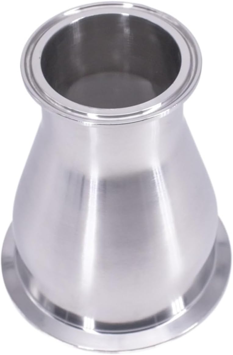 2" 2.5" 3.5" 4" 4.5" Tri Clamp Reducer SUS 304 Stainless Steel Sanitary Pipe Fitting Homebrew(102mm-K119 To,85mm-K106)