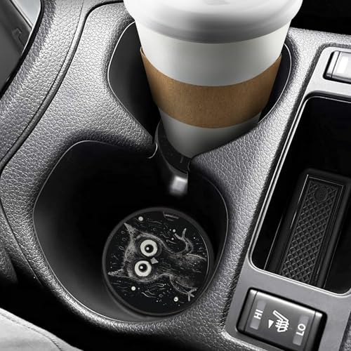 Portavasos de Madera para Carro 2.6 pulgadas 2 Piezas miniatura 6