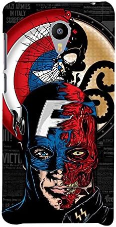 Fiobs Designer Back Case Cover for Meizu M2 Note :: Meizu Note 2 (Avenger Villan Hero Captain America USA)