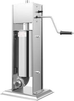Manual Churros Maker Machine, 5L Stainless Steel Latin Fruit Machine with 6 Nozzles, Commercial Churros Maker for Business/Home Use