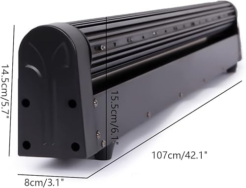 Miniatura 3 de 2 luces de barra de lavado de pared, luces de DJ, haz RGBW, luz de escenario lineal, luz de lavado de pared, luz de arandela de pared, lámpara