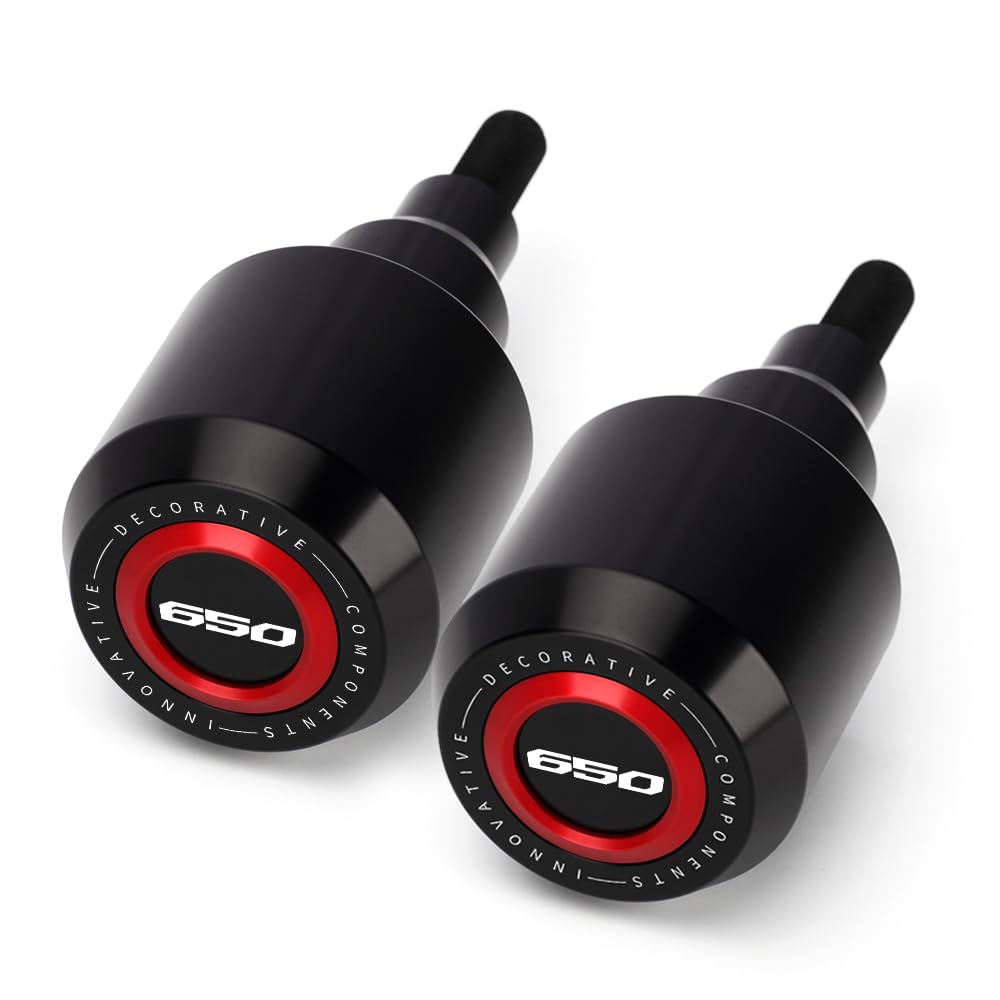 Modeer Patins de protection compatibles avec Hon.da CB650R 2019 2020 2021 2022 2023 2024 Cadre de moto Slider anti-collision Protection contre les chutes Crashpad cb650r CB 650r Accessoires (rouge)