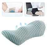 Lumbar Support Pillow/Back Cushion, Memory Foam Lumbar Pillow That,Recliner Back Rest Use for Office Chairs, Gaming Chairs and Car Seats,Breathable & Ergonomic Design for Back Pain Relief