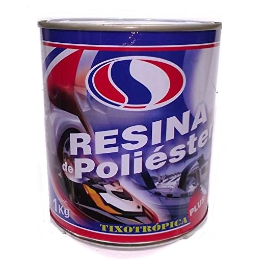 PLAINSUR Resina DE Poliester 1 KG + CATALIZADOR