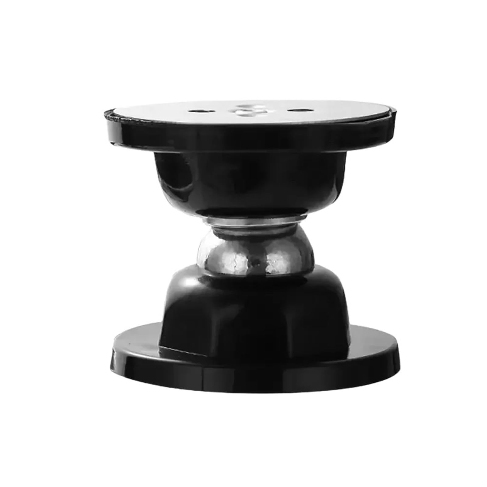 Fjixuo Black 2Pcs Silicone Door Suck Hotel Household Strong Magnetic Mute Touch Anti-Collision Stall Stopper For Home, Office(Black)
