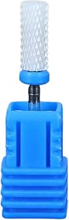 Ceramic Nail Drill Bits - Ceramic Nail Drill Bits with Dust | proof Containers, for Rotary Tool Accessories, Cuticle Clean File for Nails Electric Manicure Head Replacemen