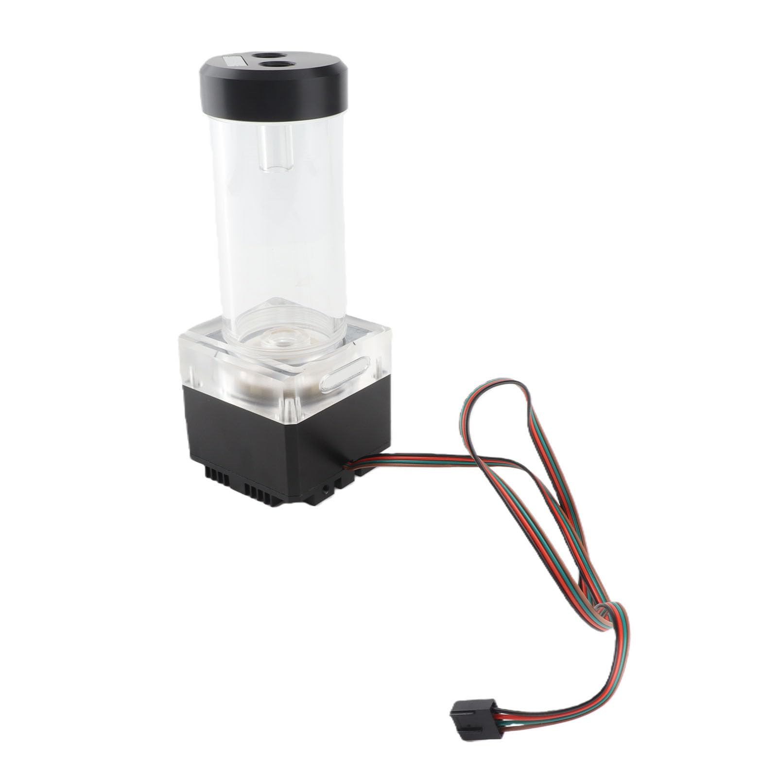 800L / H 8W 7V Tanque de la Bomba de Refrigeración por Agua con 4 Metros Cabeza de Bomba y LED Indicador de Alimentación G1 / 4 Rosca Disipación de Calor Rápida CPU (Negro (17cm))