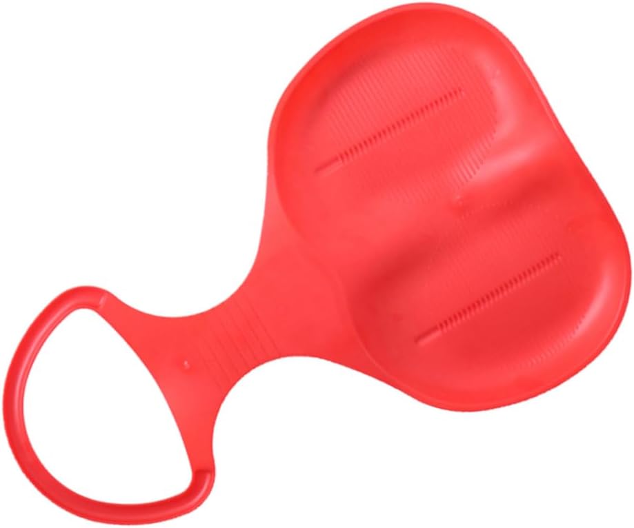 Kichvoe Thickened Plastic Ski Board for Winter Sports Sliding Sheet for Snow and Grass Lightweight Outdoor Sled Random Color Easy Storage and Use Random Color