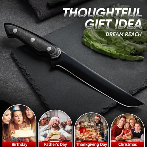 Dream Reach Fillet Boning Knife - Japanese Hand Forged Full Tang Sharp Deboning Knife for Meat Cutting, Kitchen BBQ Gift by Dream Reach - Used condition - Image 6