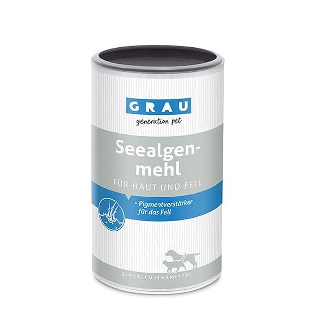 Grau - El Original - Harina de Algas Marinas 100% Pura, para la pigmentación del Pelo, para un Pelo denso…