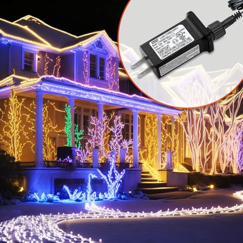 5V1A Class 2 Power Supply Replacement Model JT-DC050V1000-C LED Transformer IP44 LED Light Controller Low Voltage Transformer for Halloween Christmas String Light Inflatable Device - Thumbnail 5