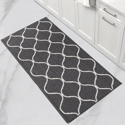 COSY HOMEER Kitchen Mats Rug, 60 x 120cm, NonSlip Kitchen Floor Mat Machine Washable Kitchen