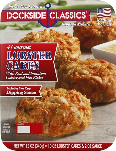 Dockside Classics Gourmet Lobster Cakes - 4 ct RTH Fresh