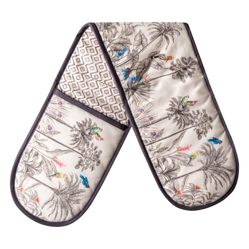 Maison d' Hermine Double Oven Mitts 100% Cotton Double Oven Glove (7"x35")