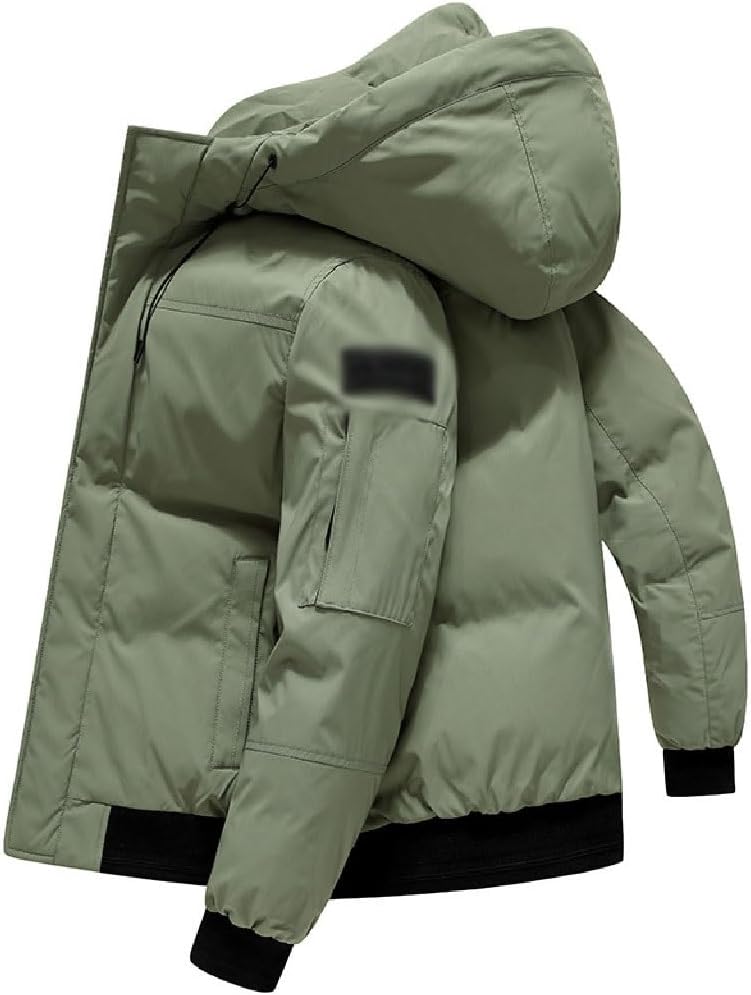 Winter Hooded Down Jacket Men's Warmth