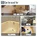 DWIL Tub Refinishing Kit, Epoxy Bathtub Paint, Tub &Tile Paint Self-Leveling Tub Paint with Tools, Low Odor& 20X Thicker Than Other Sink Paint for Bathroom, Kitchen, Bright Gloss White-1 Bathtub Size