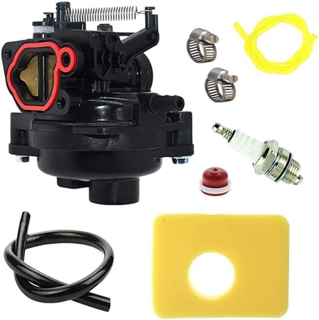 YAEGER Carburetor for Briggs & for Stratton 799583 500E 550EX 593261 Series 125cc 140cc Engine Tool Kits Lawn Mower Parts & Accessories (Color : White)