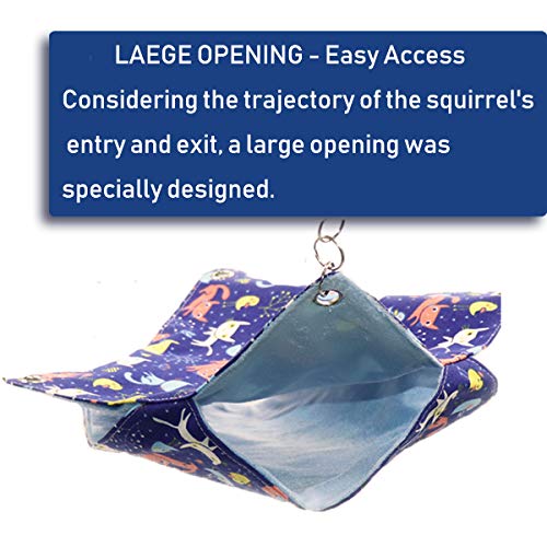Tfwadmx Rat Fleece Hammock, Double Ferret Hammock Cage Accessories Toys Hanging Bed For Degu Mice Mouse Guinea Pig Gerbil Chinchilla Squirrel Rodent (13 X 13 Inch) #TOP3
