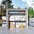 KINYING Outdoor Storage Cabinet Waterproof, Resin 60 Gallon Deck Box for Patio Furniture Cushions, Garden Tools, Pool Tools and Kids’ Toys (Off White with 1 Shelving)