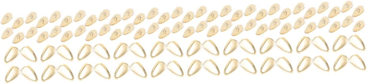 100pcs Ergonomic Glasses Nose Pads Non-Slip Nose Pads for Glasses Comfortable Eye