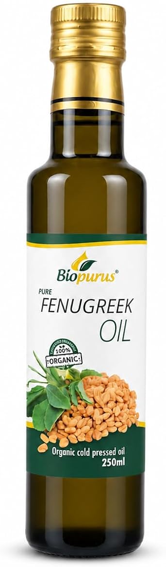 Biopurus Certified Organic Cold Pressed Fenugreek Seed Oil 250ml