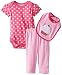 BON BEBE Baby-Girls Newborn Cupcake 3 Piece Legging Set