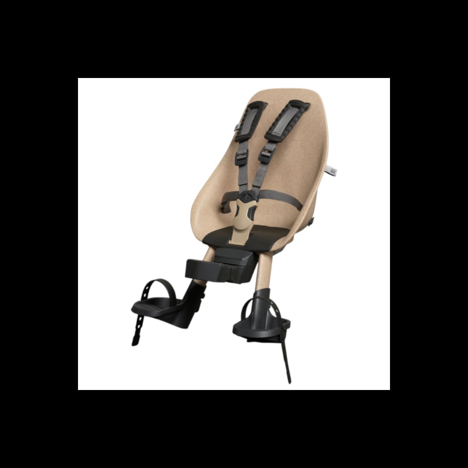 Urban iki Anteriore, Ciclismo, seggiolino per Bambini Unisex-Adulto, Oishi Beige/Bincho Black, En storlek