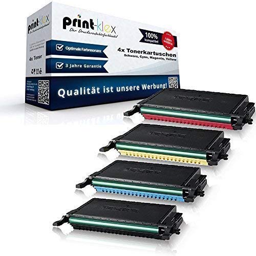 4x Cartucce Toner Compatibili per Samsung CLP620