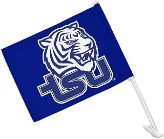 Tennessee State University Primary Logo Car Truck Flag with Window Clip On Pole Holder